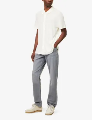 PAIGE Federal Slim-Straight Stretch Denim Jeans detail 2