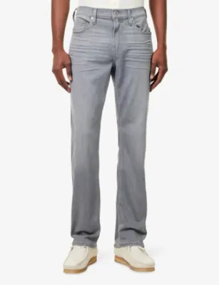 PAIGE Federal Slim-Straight Stretch Denim Jeans detail 3