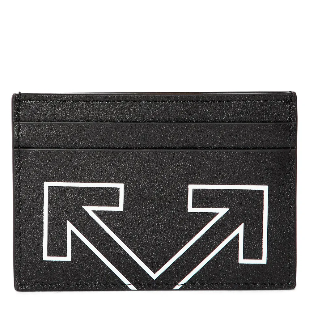 Off White Men's Card Holder in Black 1001 – Accessories