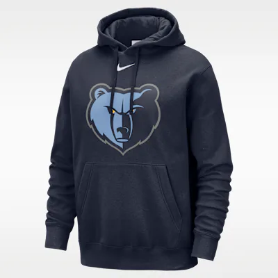 Nike Memphis Grizzlies Club Men's Nike NBA Pullover Hoodie - College Navy/White