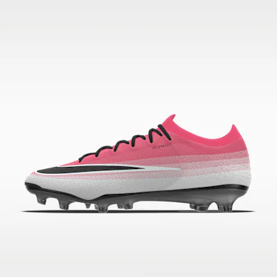 Nike Mercurial Vapor 17 Elite By You Custom Artificial-Grass Low-Top Football Boots - Hyper Pink/White