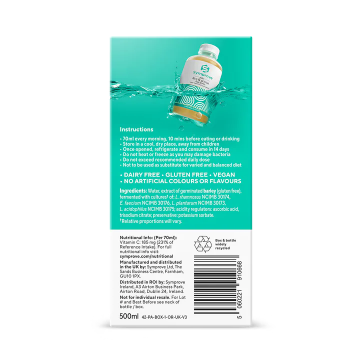Symprove Daily Live & Active Bacteria Original Flavour Water Based Food Supplement 500ml, additional product view 3