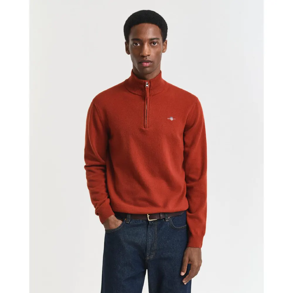 Gant Superfine Lambswool Half Zip Fleece