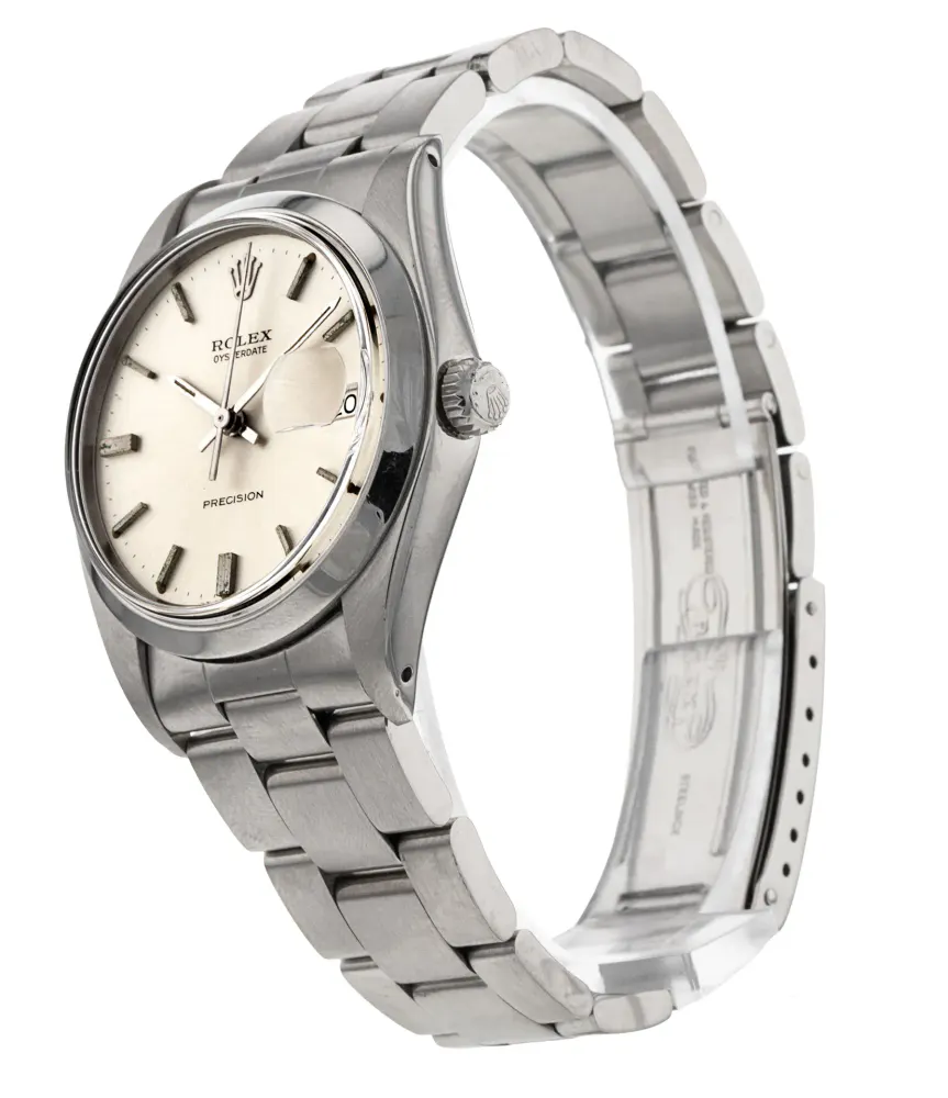 Rolex Oyster Precision 6694 — 1974 — Good in Silver Baton, additional product view 2