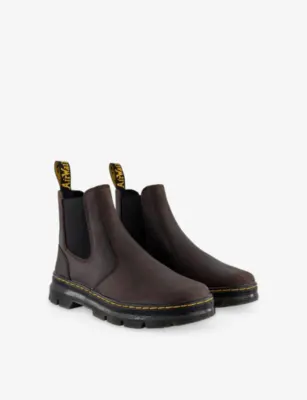 DR. MARTENS Embury Leather Chelsea Boots - EUR 40 / 6 UK MEN in GAUCHO CRAZYHORSE, additional product view 3