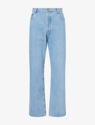 THOM BROWNE Contrast-Stitch Denim Jeans