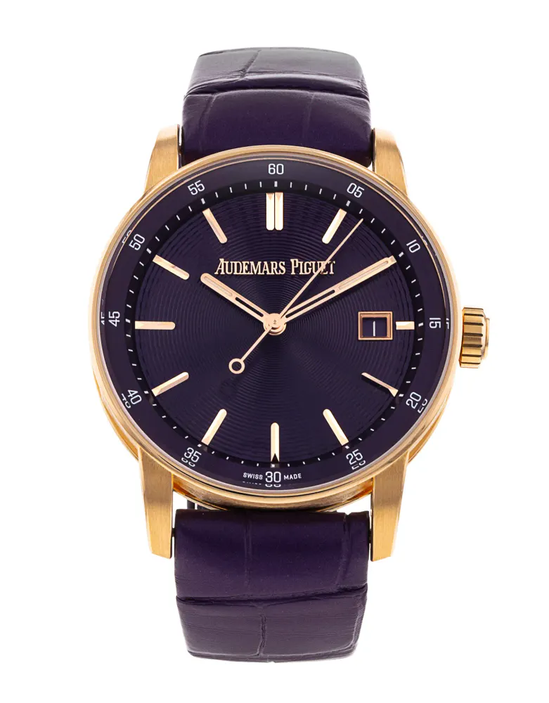 Audemars Piguet CODE 11.59 77410OR.OO.A623CR.01 — 2025 — Very good in Purple Baton – Pre-owned watches