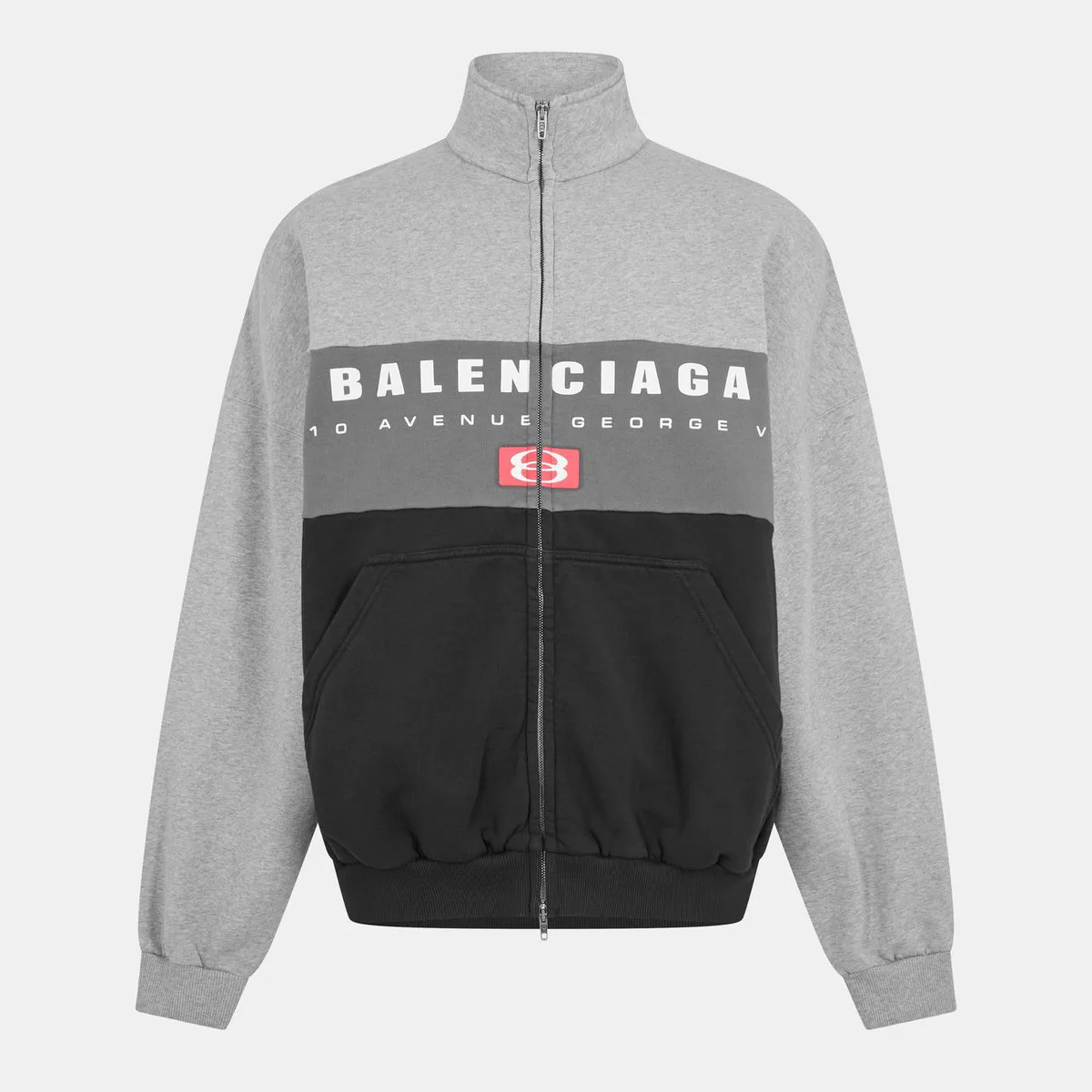 Balenciaga Men's Bal Zipped Weather-Resistant Softshell Jacket