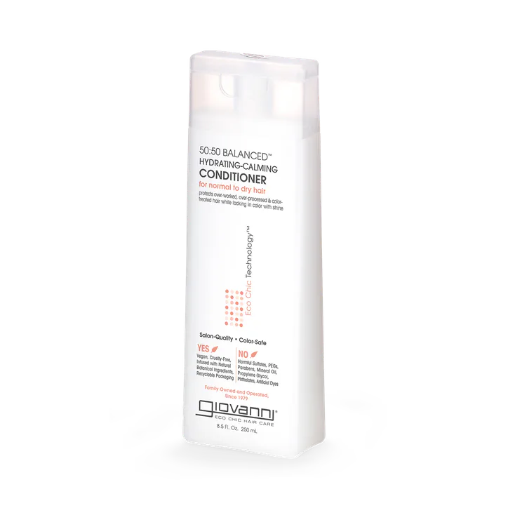 Giovanni 50:50 Balanced Hydrating-Clarifying Conditioner 250ml, additional product view 2