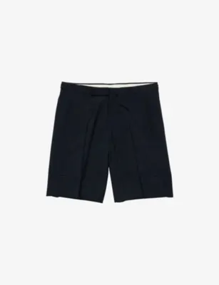 PRADA Pressed Wool-Blend Bermuda Shorts