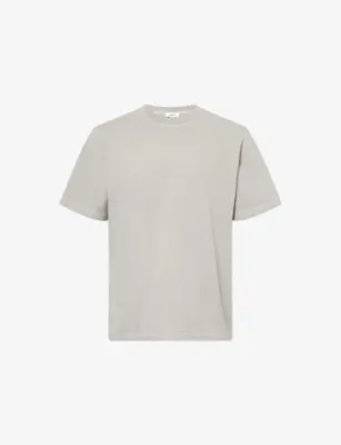 AGOLDE Asha Mock-Neck Cotton-T-Shirt