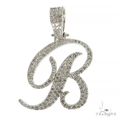 RINA - For Him CUSTOM Custom Made Diamond Initial Pendant 67970 in Rose Gold – Pendant