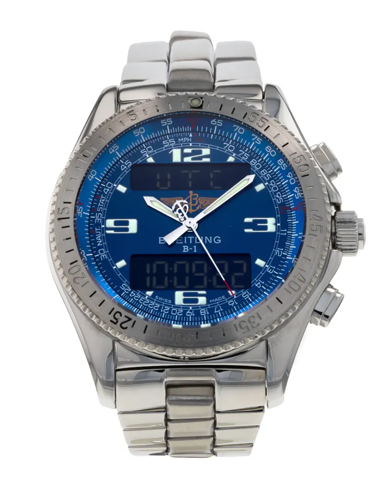 Breitling B1 A68362 — 2003 — Very good in Blue Quarter Arabic – Pre-owned watches