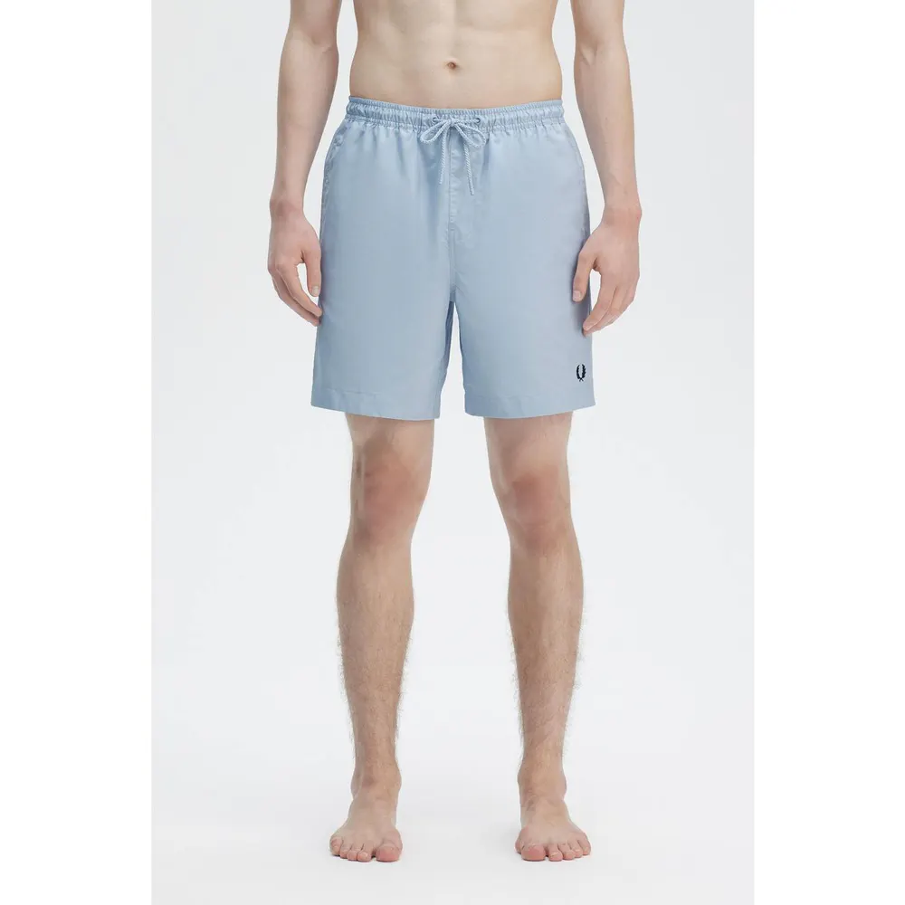 Fred Perry Classic Swim Shorts in Light Smoke 146 – Clothing