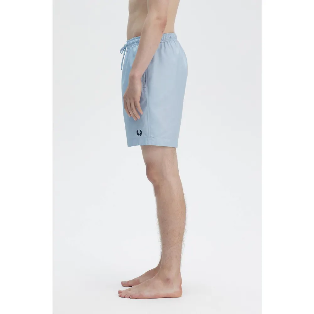 Fred Perry Classic Swim Shorts in Light Smoke 146, additional product view 3
