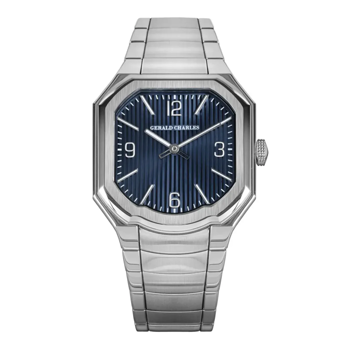 Gerald Charles Masterlink Blue 38mm Mens Watch Blue