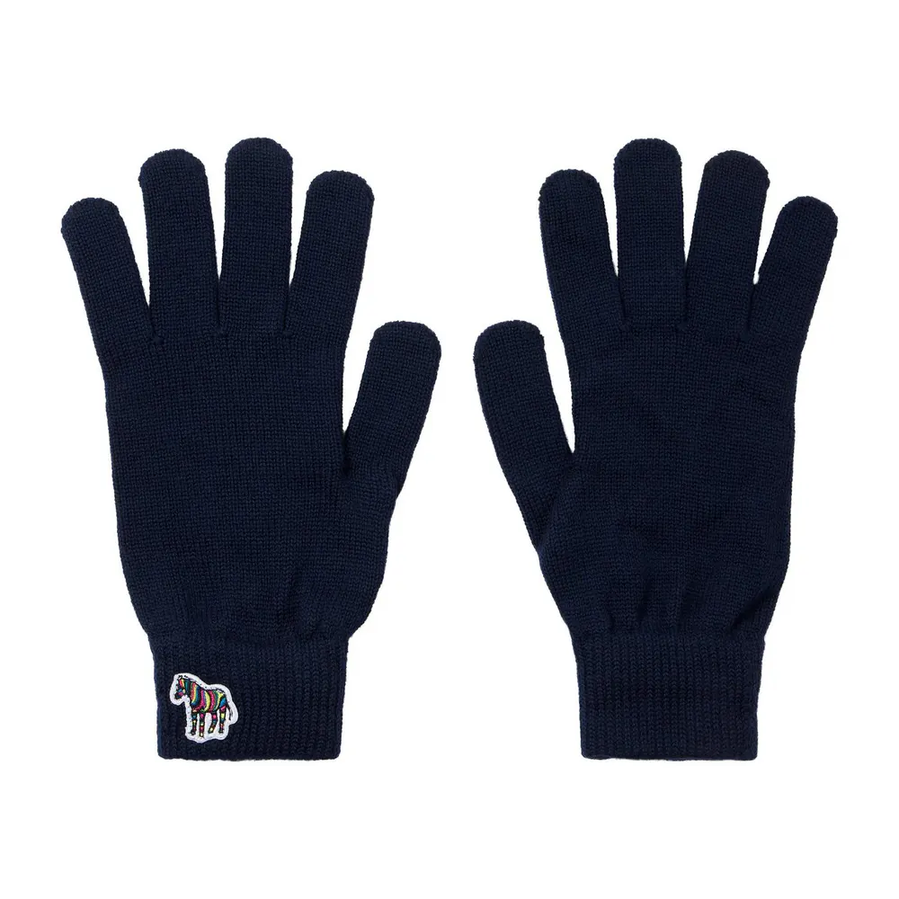 Paul Smith Zebra Wool Gloves