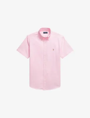 POLO RALPH LAUREN Logo-Embroidered Custom-Fit Cotton Shirt