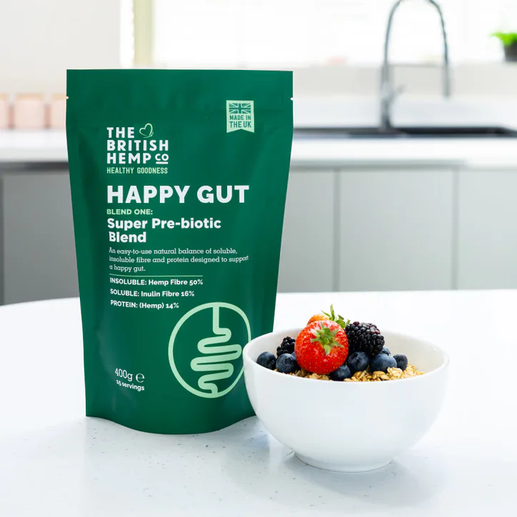 The British Hemp Co Happy gut super pre-biotic blend - 400g