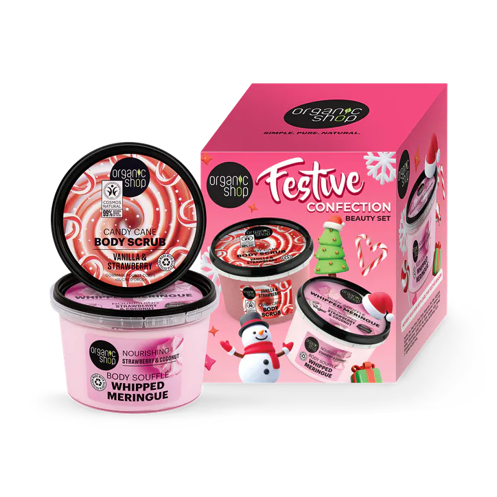 Organic Shop Festive Confection Beauty Set 250ml/250ml