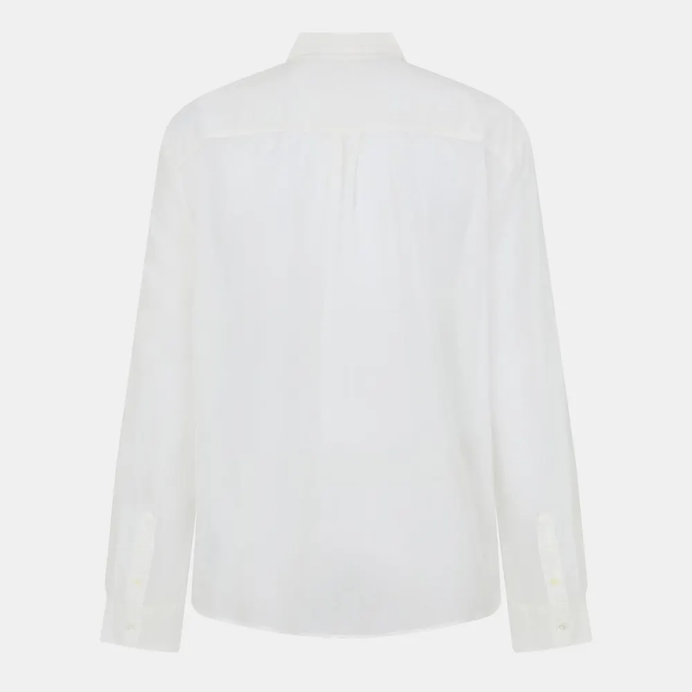 Our Legacy Men's Patterned Long Sleeve Shirt in Sea View Wht, additional product view 2