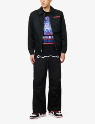 ICECREAM Running Dog Cotton Parachute Trousers detail 2