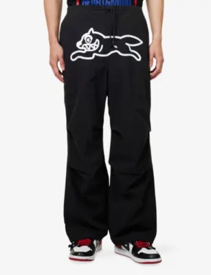 ICECREAM Running Dog Cotton Parachute Trousers detail 3