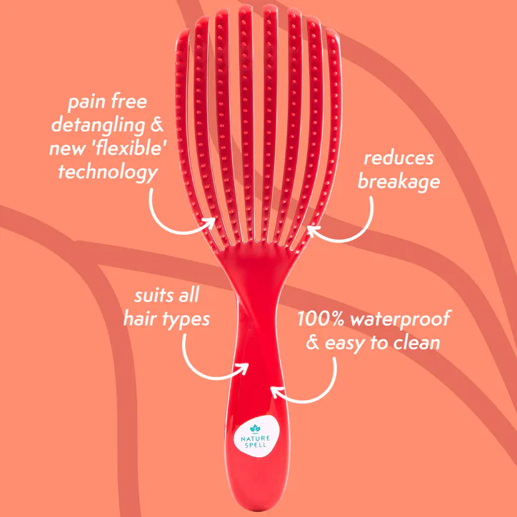 Nature Spell Nature Spell Nature Spell Flexiflow Hair Brush Green, additional product view 3