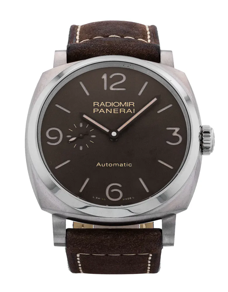 Panerai Radiomir Automatic PAM00619 — 2016 — Excellent in Brown Quarter Arabic – Pre-owned watches