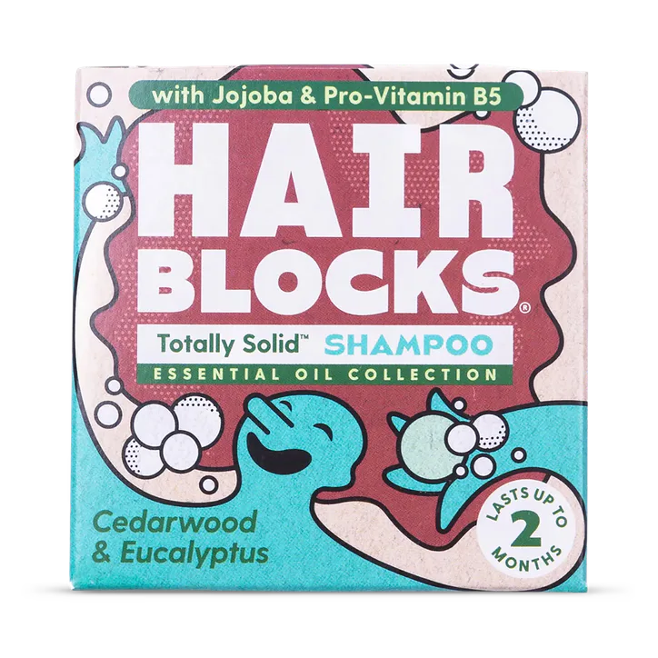 Shower Blocks Solid Shampoo - Cedarwood & Eucalyptus