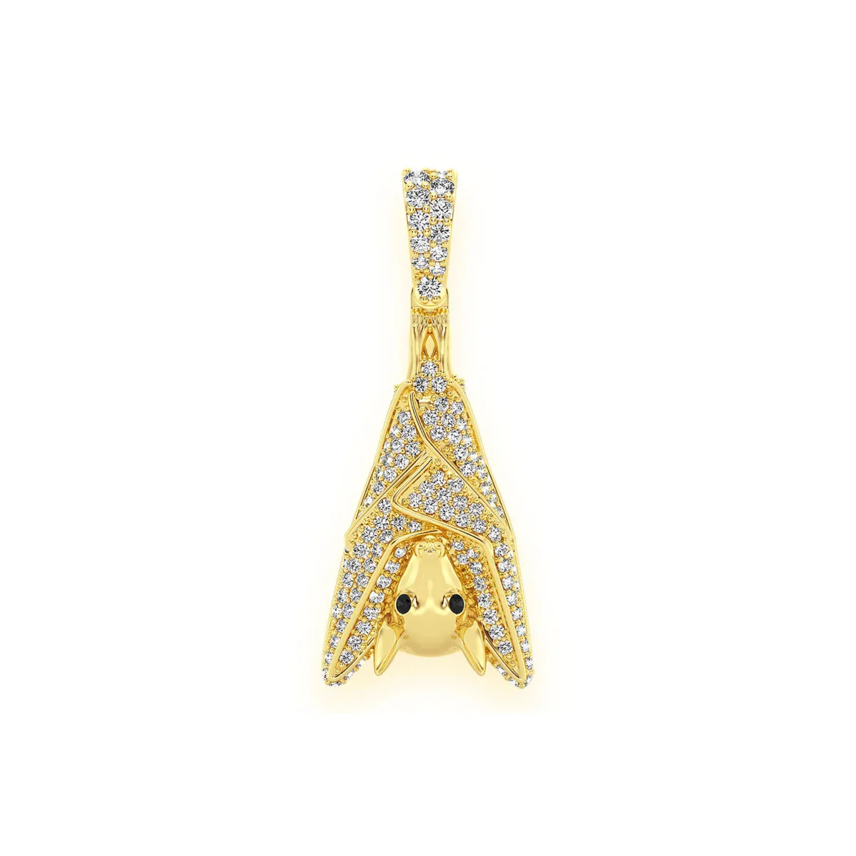 For Him Hanging Bat Diamond Pendant in Rose Gold / Lab Grown Diamond – Pendant