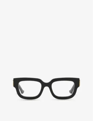GUCCI GG1548O Rectangle-Frame Acetate Optical Glasses