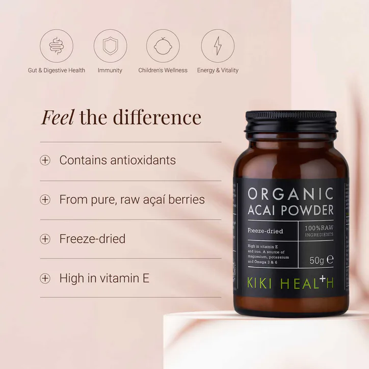 KIKI HEALTH Organic Acai Powder - 50g, additional product view 2