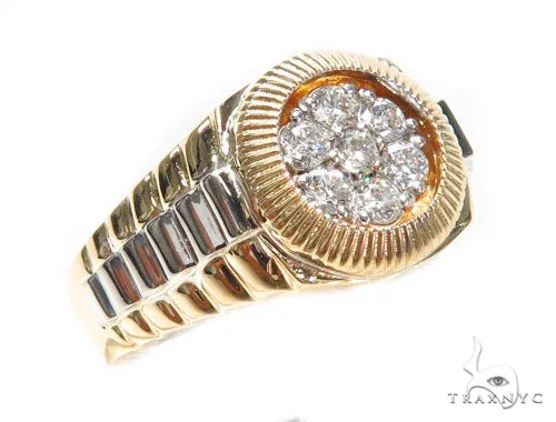 RINA - For Him FACTORY Diamond Timepiece Ring 41453 in Rose Gold / 9 – Ring