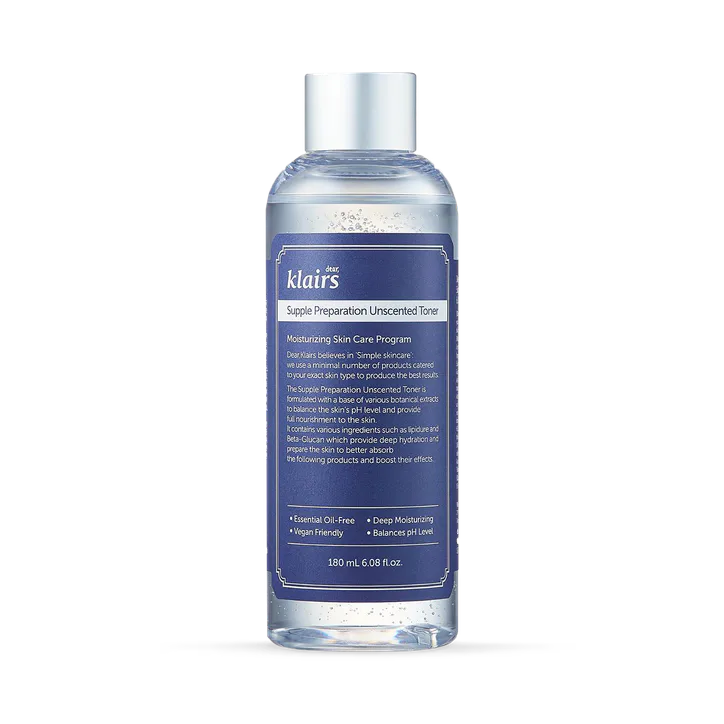 Dear Klairs Hyaluron Supple Preparation Unscented Toner 180ml