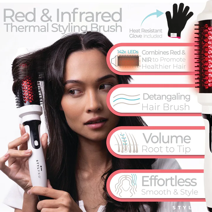 STYLPRO Red & Infrared Thermal Brush detail 3