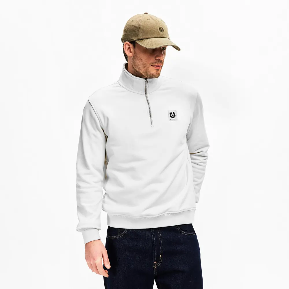 Belstaff Quarter Zip Sweatshirt detail 3