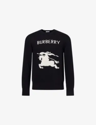 BURBERRY Knight Wool-Cashmere Knitted Jumper