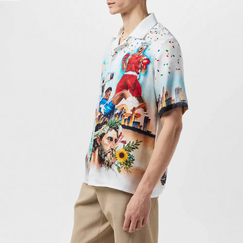 Casablanca Men's Celebration Shirt detail 2
