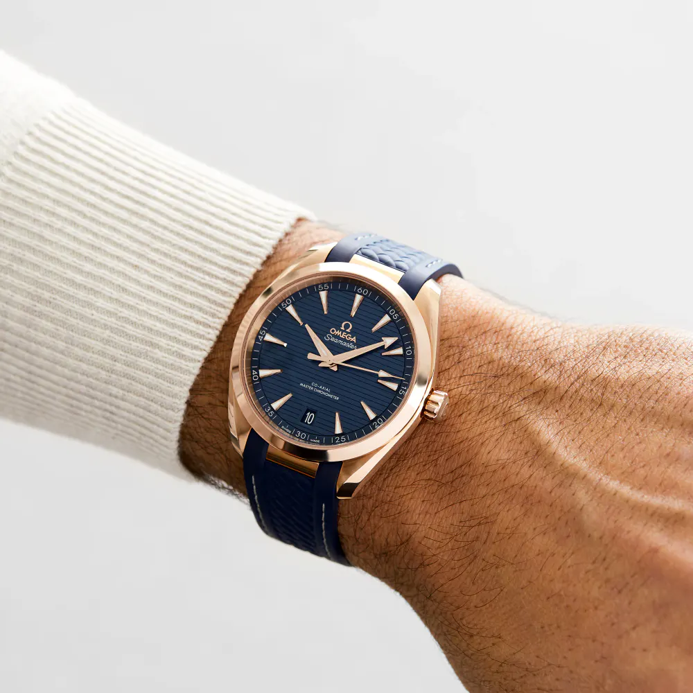 Omega Seamaster Aquaterra 41 Mens Watch in Blue, additional product view 2