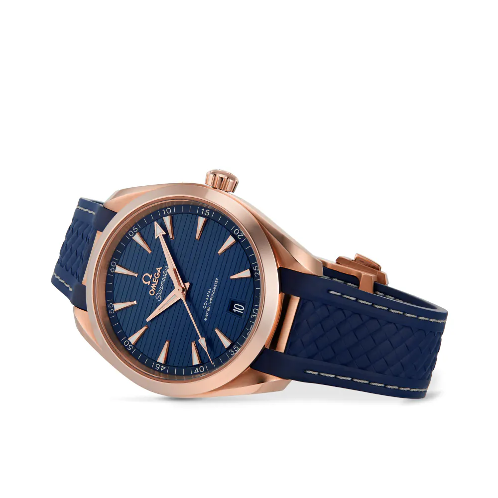 Omega Seamaster Aquaterra 41 Mens Watch in Blue, additional product view 3