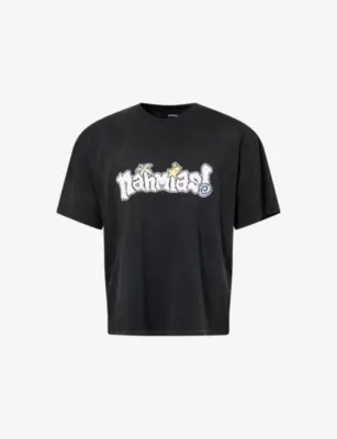 NAHMIAS Boardwalk Logo-Print Boxy Cotton-Jersey T-Shirt