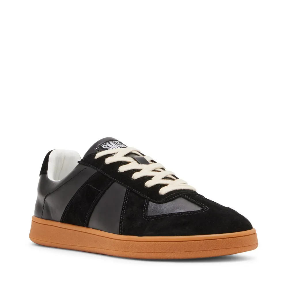 Steve Madden Men's Waltor Court Low-Top Trainers in Black, additional product view 2