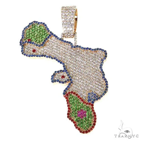 RINA - For Him CUSTOM CVD Custom Made Bonaire Island Pendant 68642 in Rose Gold – Pendant
