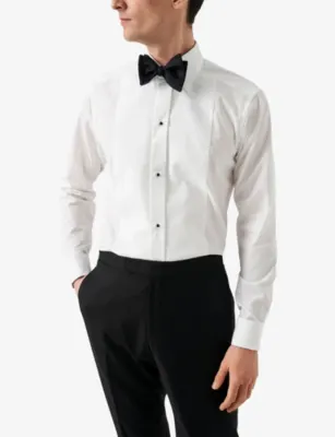 ETON Long-Sleeved Super Slim-Fit Cotton Shirt - 13.75 detail 2