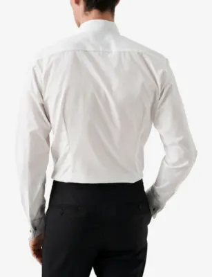 ETON Long-Sleeved Super Slim-Fit Cotton Shirt - 13.75 detail 3