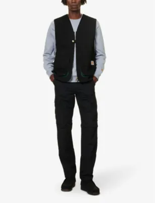CARHARTT WIP Aviation straight-leg regular-fit cotton-canvas cargo trousers detail 2
