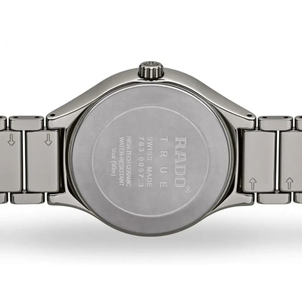 Rado True 40mm Unisex Watch in Grey, additional product view 3