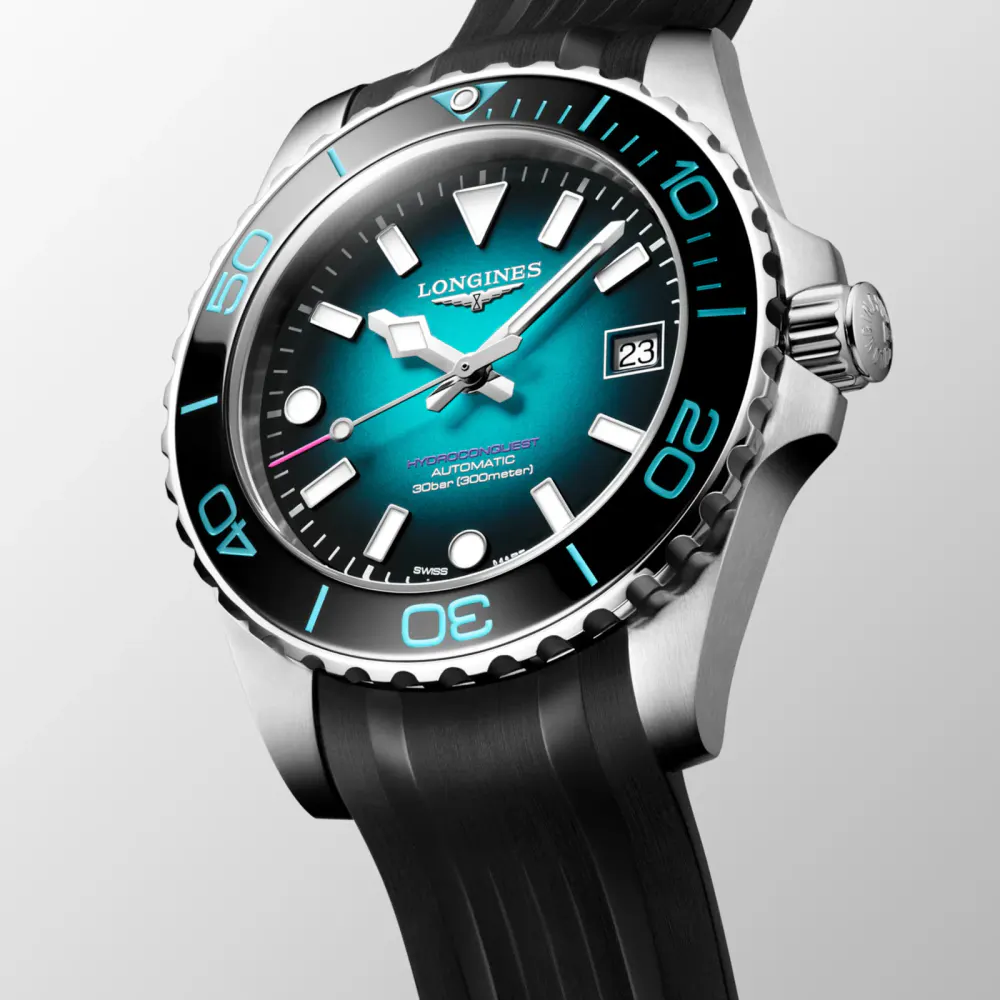 Longines HydroConquest 2026 CommonWealth Games Limited Edition 39mm Mens Watch Teal in Turquoise, additional product view 3