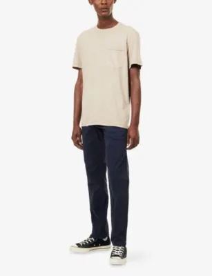 PAIGE Ramirez Patch-Pocket Cotton T-shirt detail 2